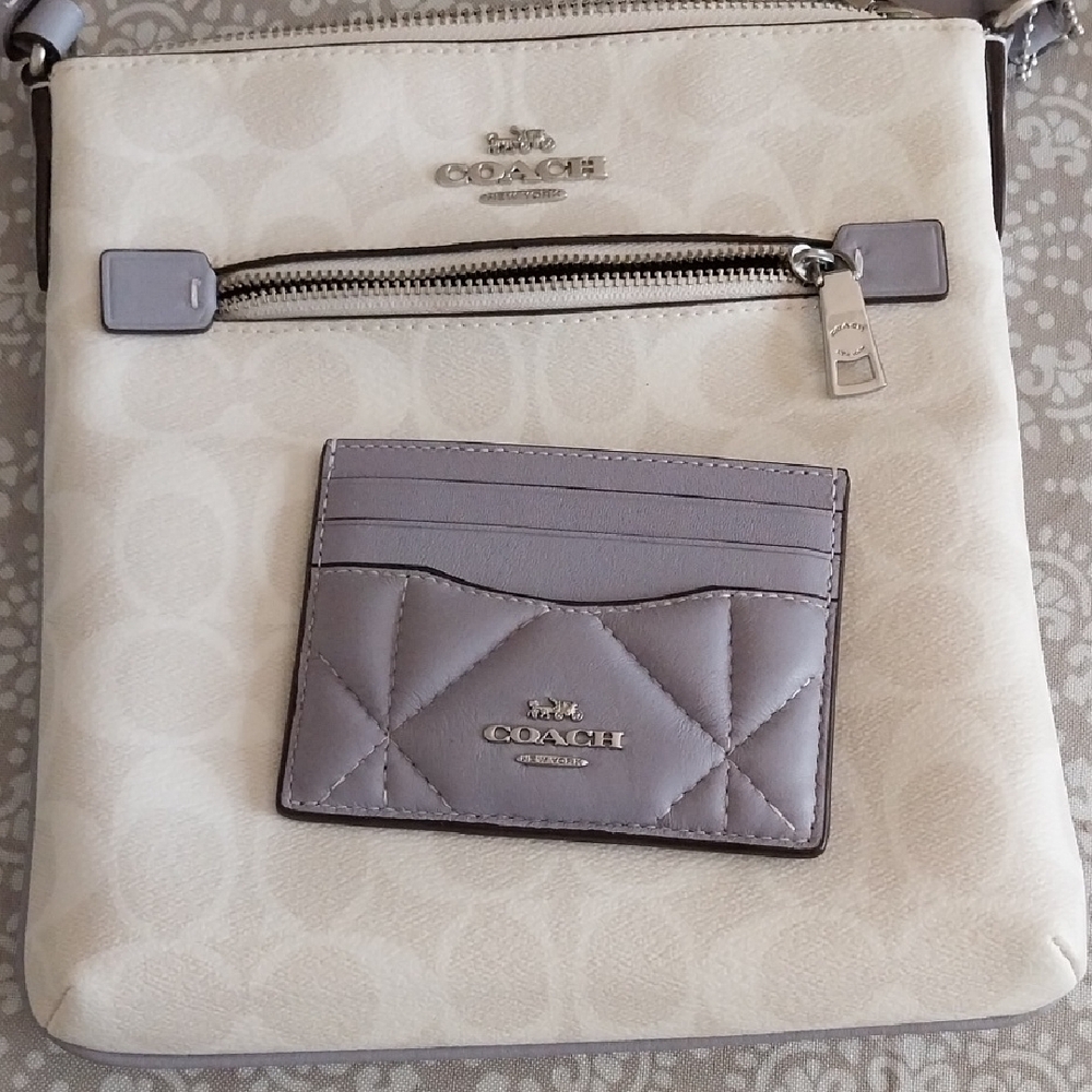 NWOT Coach Purse and Card Wallet
